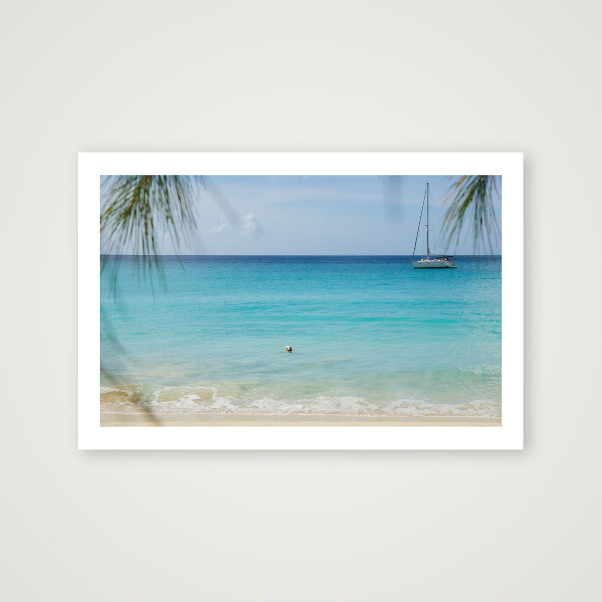 Tropical Island View — 45×30cm, 18×12" Print only